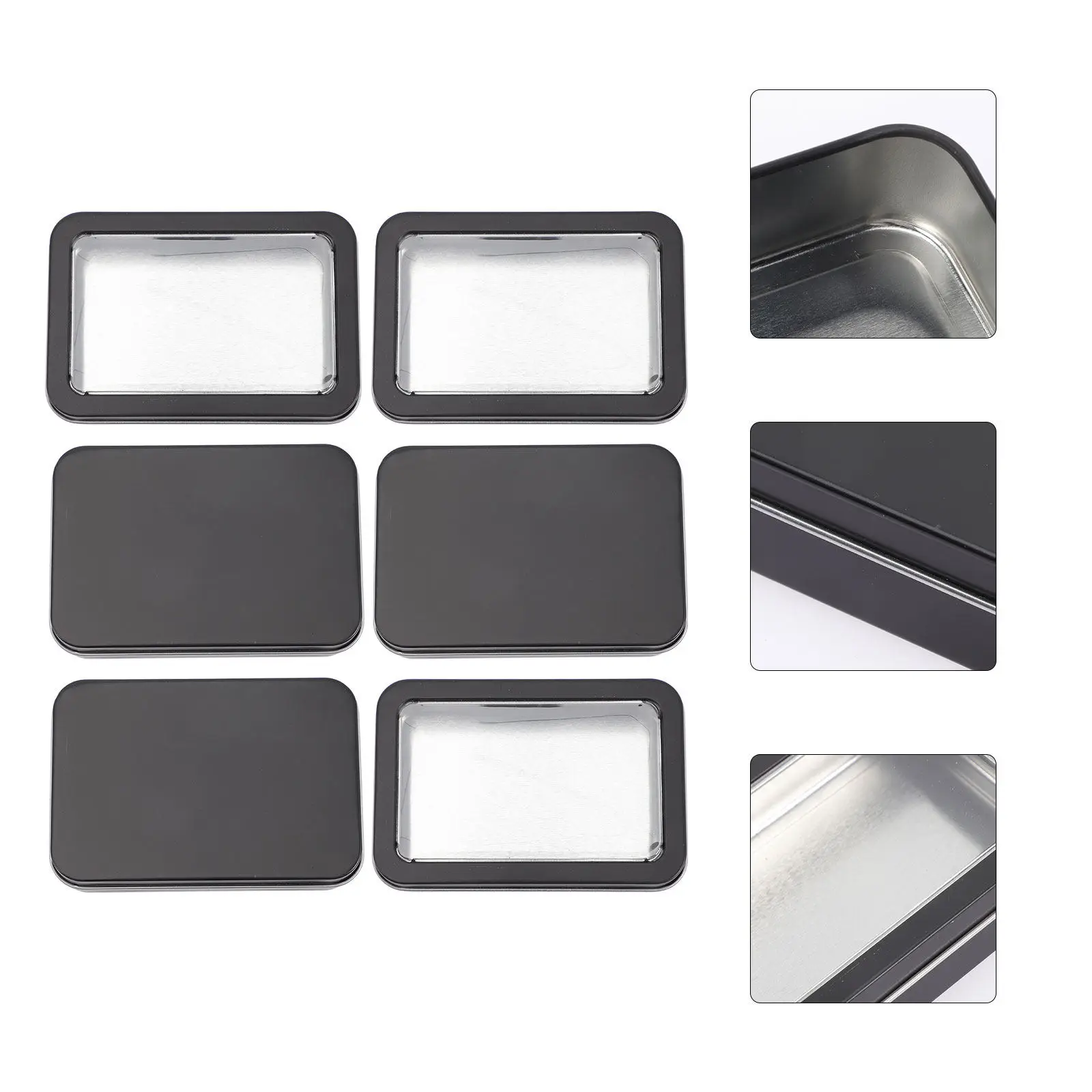 6Pcs Cards Deck Tinplate Storage Box Card Organizer Game Playing Card Holder Compact Size for Travel Home Supplies
6Pcs Cards Deck Tinplate Storage Box Card Organizer Game Playing Card Holder Compact Size for Travel Home Supplies