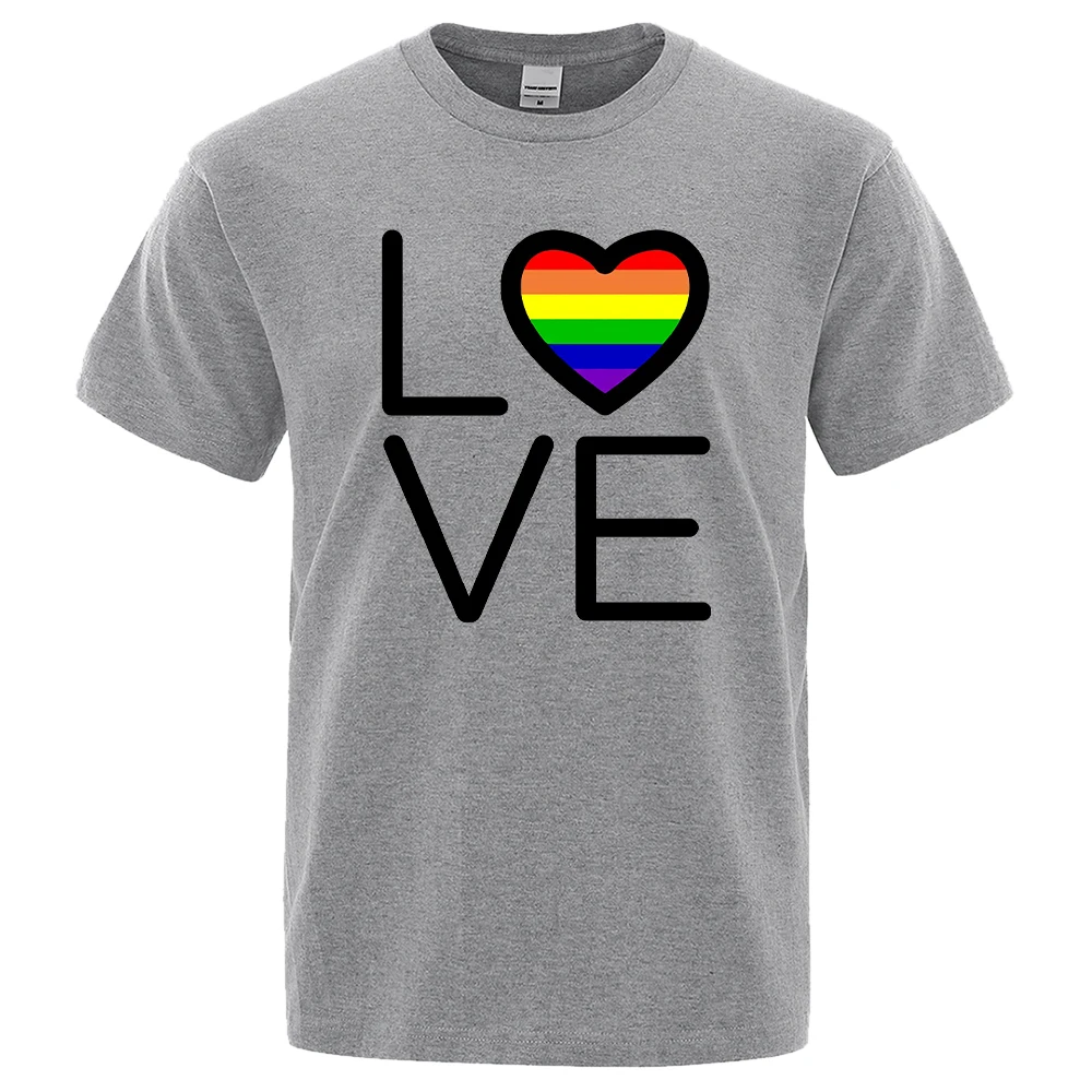Rainbow Love Letter Cartoons Printing Male T Shirts Crewneck Comfortable Tops Oversized Brand T-shirt Men Casual Summer T Shirt
Rainbow Love Letter Cartoons Printing Male T Shirts Crewneck Comfortable Tops Oversized Brand T-shirt Men Casual Summer T Shirt