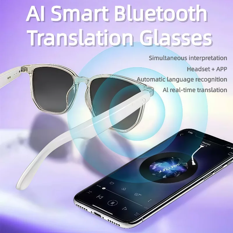 GS03 4K AI умные фотохромные очки многофункциональная камера Bluetooth вызов голосовой помощник музыкальный плеер переходные очки
GS03 4K AI умные фотохромные очки многофункциональная камера Bluetooth вызов голосовой помощник музыкальный плеер переходные очки