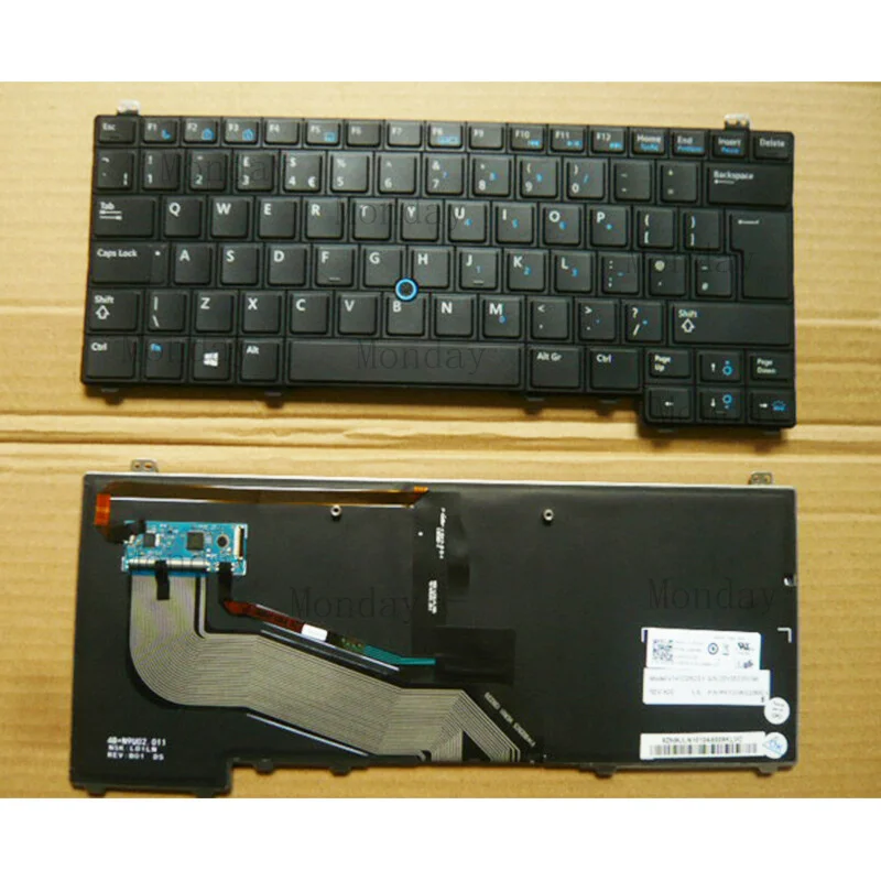 Клавиатура для DELL (британская версия) с подсветкой 0C4FHX C4FHX
Клавиатура для DELL (британская версия) с подсветкой 0C4FHX C4FHX