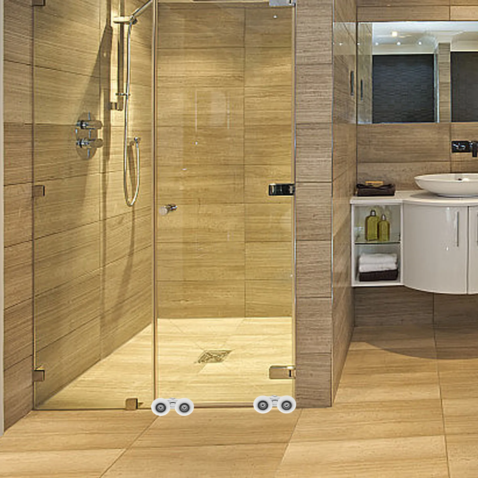 8 шт. шкивы для душевой комнаты, ролики для раздвижных дверей, колеса прокрутки, направляющие для дверей
8 шт. шкивы для душевой комнаты, ролики для раздвижных дверей, колеса прокрутки, направляющие для дверей