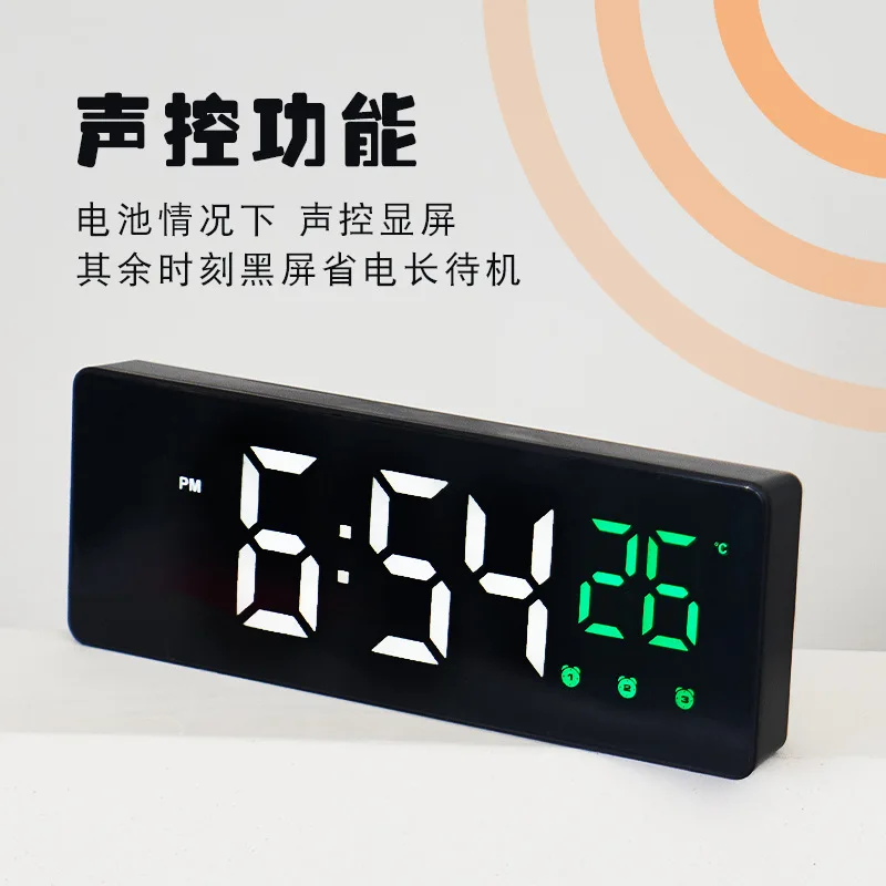 Black Led Alarm Clock Smart Digital Led Weather Table Clock With Backlight For Kids Student Bedside Home And Decor Desk Clocks
Black Led Alarm Clock Smart Digital Led Weather Table Clock With Backlight For Kids Student Bedside Home And Decor Desk Clocks