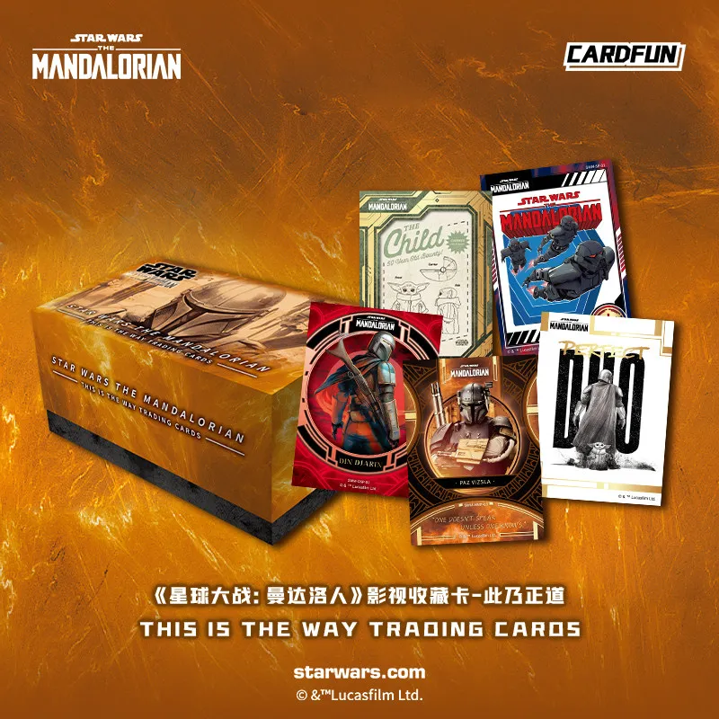CARD FUN Genuine Star Wars: The Mandalorian Cards Anime Cartoon Printing Collectible Cards Toy Figurine Holiday Gifts
CARD FUN Genuine Star Wars: The Mandalorian Cards Anime Cartoon Printing Collectible Cards Toy Figurine Holiday Gifts