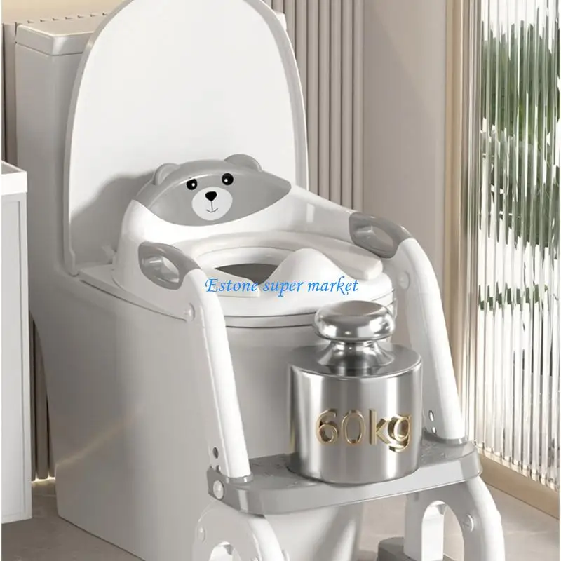 090B Cartoon Toddler Toilet Training Stool PP Splash Guard Handle Trainer Ladder
090B Cartoon Toddler Toilet Training Stool PP Splash Guard Handle Trainer Ladder