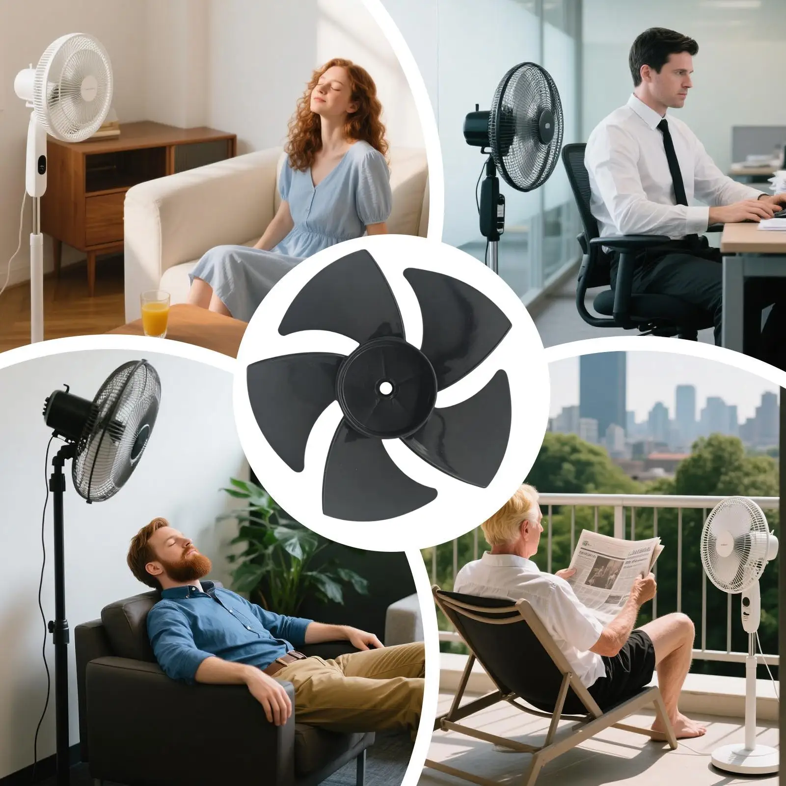Fan Leaves Replacement Summer Appliance Part Tight Fit Low Noise Desk Fan Replacement Parts For Living Room Bedroom Apartment
Fan Leaves Replacement Summer Appliance Part Tight Fit Low Noise Desk Fan Replacement Parts For Living Room Bedroom Apartment
