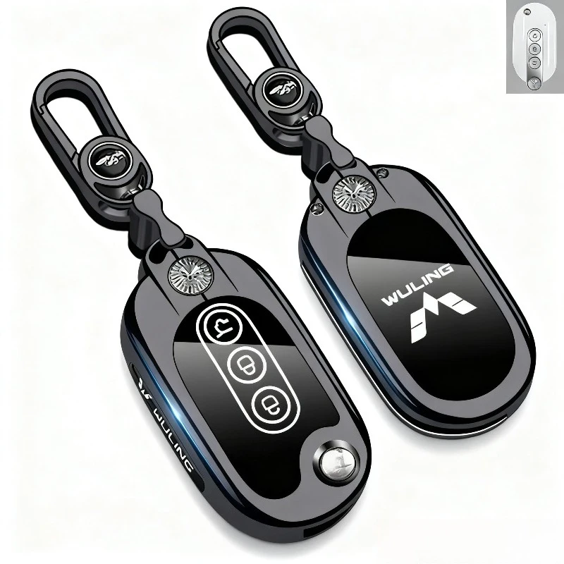 Protective Zinc Alloy Key Cover Case for WULING Mini EV/Starlight S/Hongguang S3/Plus/Air Ev/Binguo S - Key Fob Shell Keychain
Protective Zinc Alloy Key Cover Case for WULING Mini EV/Starlight S/Hongguang S3/Plus/Air Ev/Binguo S - Key Fob Shell Keychain