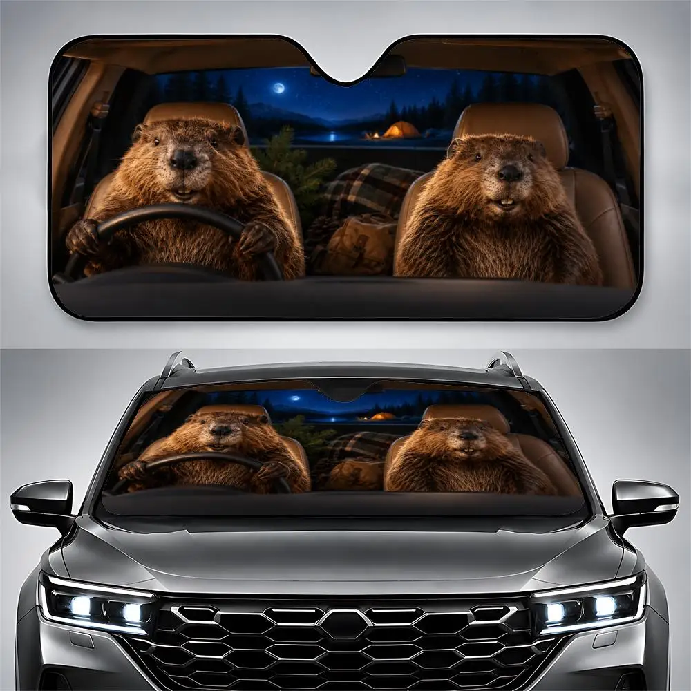 Animal B-Beaver Sun Visor Car Windshield Sunshade UV Block Heat Insulation Cooling Easy Install Portable Foldable
Animal B-Beaver Sun Visor Car Windshield Sunshade UV Block Heat Insulation Cooling Easy Install Portable Foldable