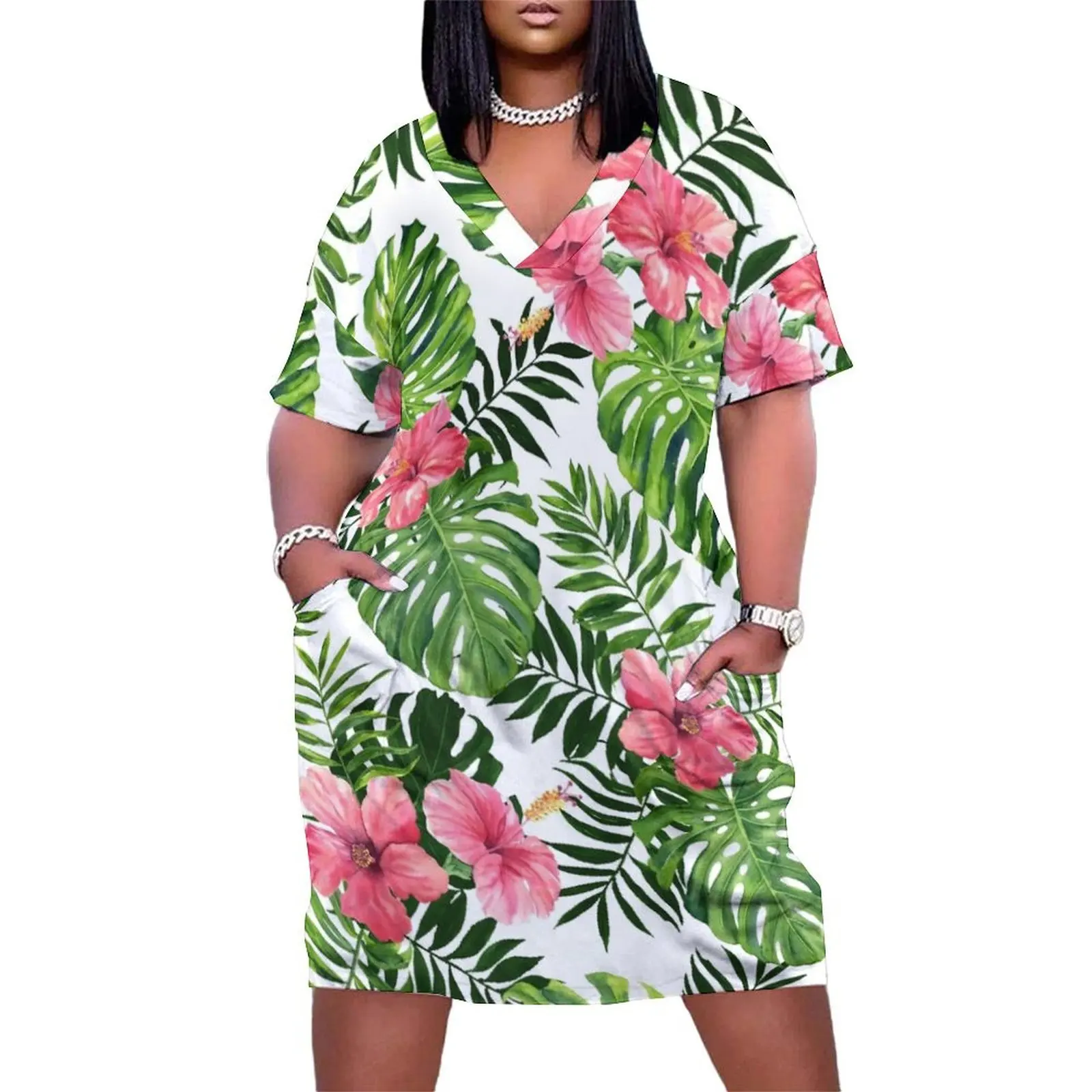 Tropical hibiscus Loose Pocket Dress african dresses for woman Dress for pregnant women loose women's dress
Tropical hibiscus Loose Pocket Dress african dresses for woman Dress for pregnant women loose women's dress
