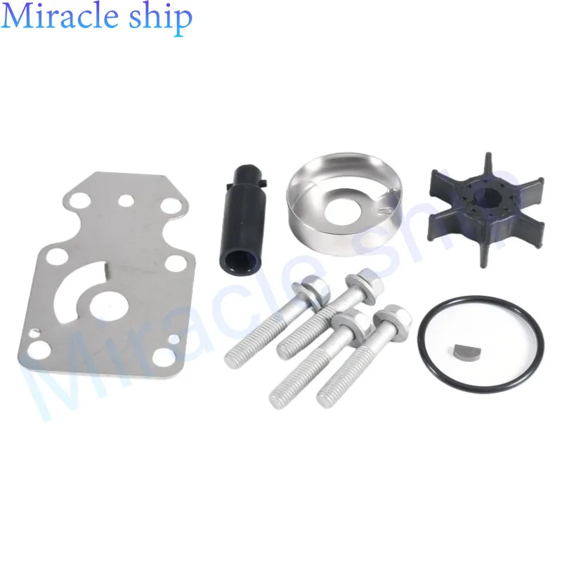 68T-W0078 Water Pump Impeller Repair Kit for Yamaha Outboard Motor 4 Stroke 6HP 8HP 9.9 HP 68T-W0078-00-00 Sierra 18-3450
68T-W0078 Water Pump Impeller Repair Kit for Yamaha Outboard Motor 4 Stroke 6HP 8HP 9.9 HP 68T-W0078-00-00 Sierra 18-3450