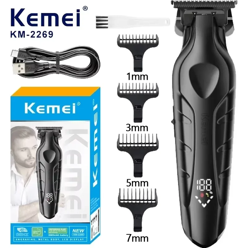 Kemei KM-2269 Upgraded Professional Electric Hair Trimmers Rechargeable Hair Cutter Clippers For Barber Shop
Kemei KM-2269 Upgraded Professional Electric Hair Trimmers Rechargeable Hair Cutter Clippers For Barber Shop