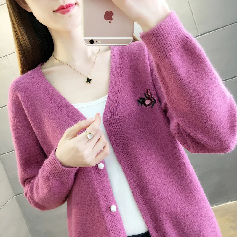 Red Christmas Top Women 2022 New Solid Color Embroidered Outer Knit Sweater Autumn Winter Short Thick Sweaters Cardigan Jacket
Red Christmas Top Women 2022 New Solid Color Embroidered Outer Knit Sweater Autumn Winter Short Thick Sweaters Cardigan Jacket