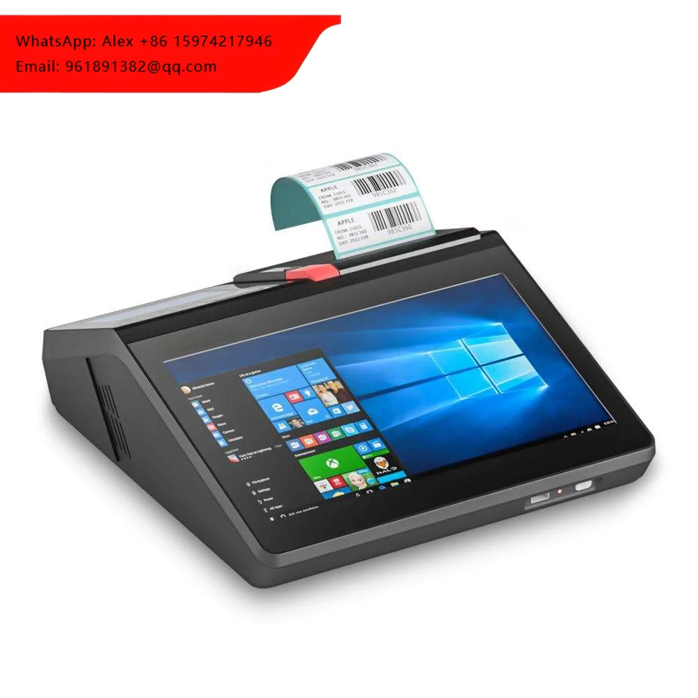 Factory Price Cheap 11.6 Inch 10-Point Capacitive Touch Screen POS System With Bluetooth/Wi-Fi 80mm Thermal Receipt Printer
Factory Price Cheap 11.6 Inch 10-Point Capacitive Touch Screen POS System With Bluetooth/Wi-Fi 80mm Thermal Receipt Printer