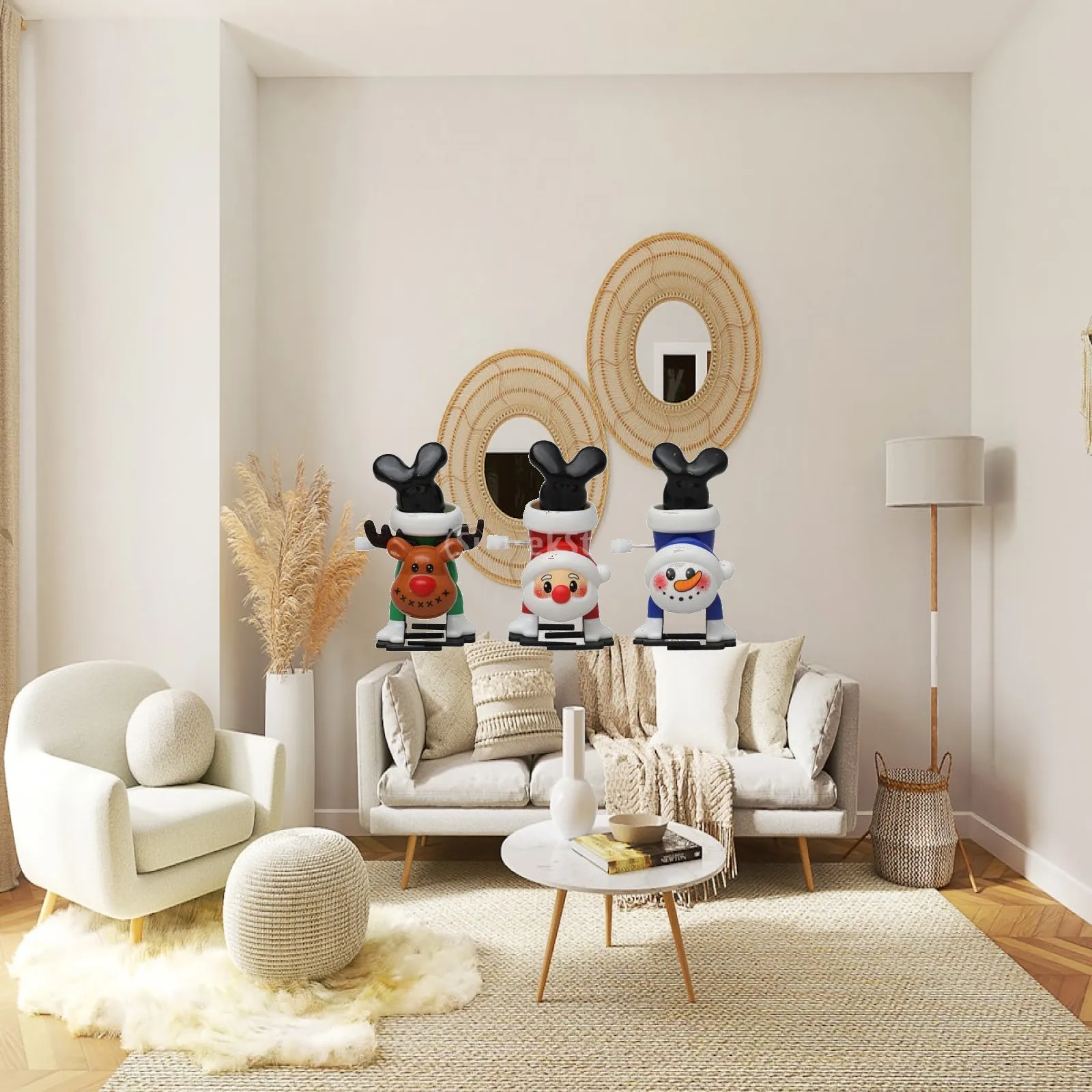 Plastic Wind Up Toys Christmas Clockwork Jumping Walking Animals Festive Decorations for Room Desktop Centerpiece
Plastic Wind Up Toys Christmas Clockwork Jumping Walking Animals Festive Decorations for Room Desktop Centerpiece