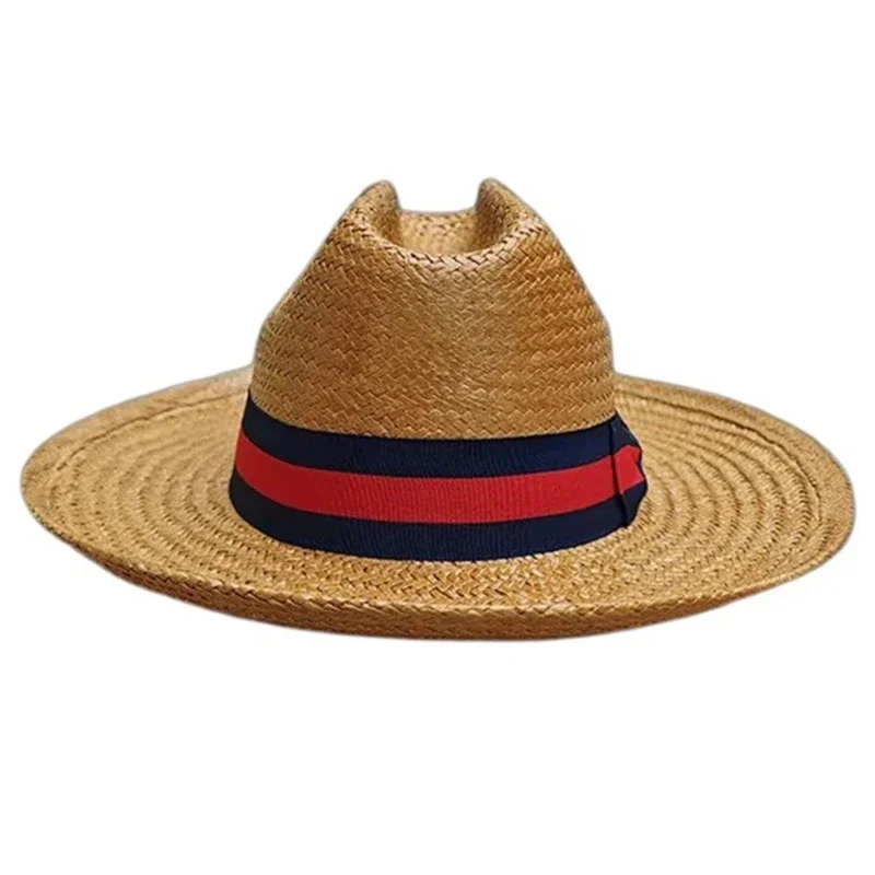 Handwoven Straw Hat for Women Cowboy Hat with WovenBelt Elegant Panamas Hat Girl Fashion Cowgirl Hat for Seasides Travel
Handwoven Straw Hat for Women Cowboy Hat with WovenBelt Elegant Panamas Hat Girl Fashion Cowgirl Hat for Seasides Travel