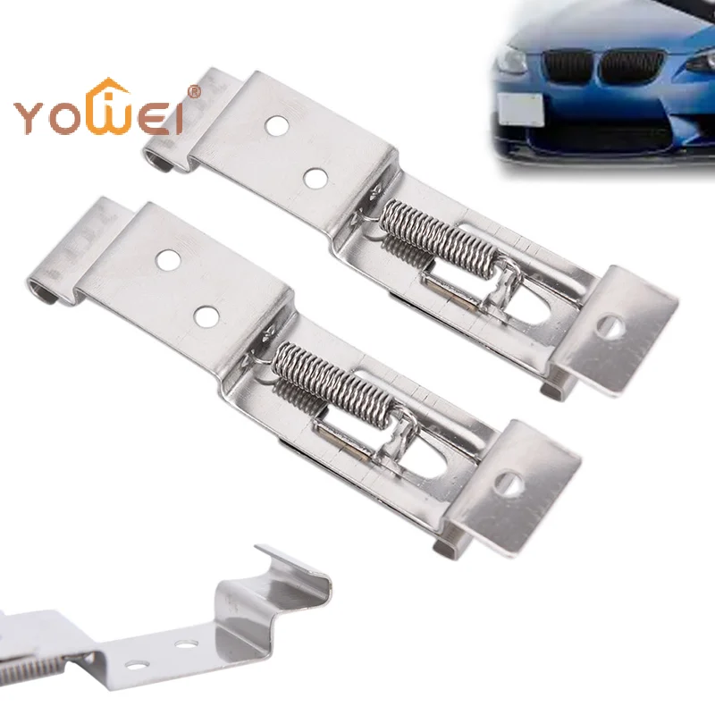 Latest 2Pcs European Car License Number Plate Frame Holder Trailer Number Plate Clips Spring Loaded Bracket 자동차 용품
Latest 2Pcs European Car License Number Plate Frame Holder Trailer Number Plate Clips Spring Loaded Bracket 자동차 용품