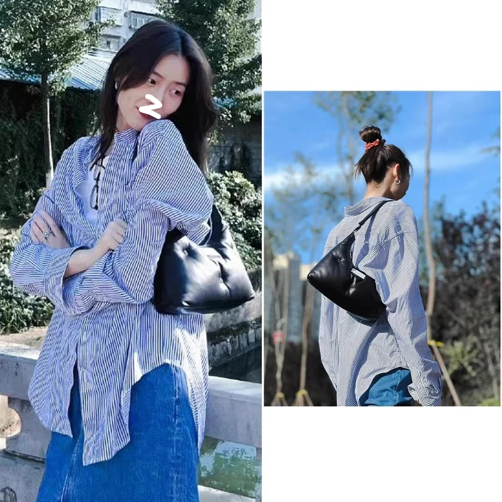 EXJR Women's Blue Striped Oversize Loose Sun Protection Shirt Thin Medium Length Long Sleeve Casual Fashion Ladies' Blouse
EXJR Women's Blue Striped Oversize Loose Sun Protection Shirt Thin Medium Length Long Sleeve Casual Fashion Ladies' Blouse