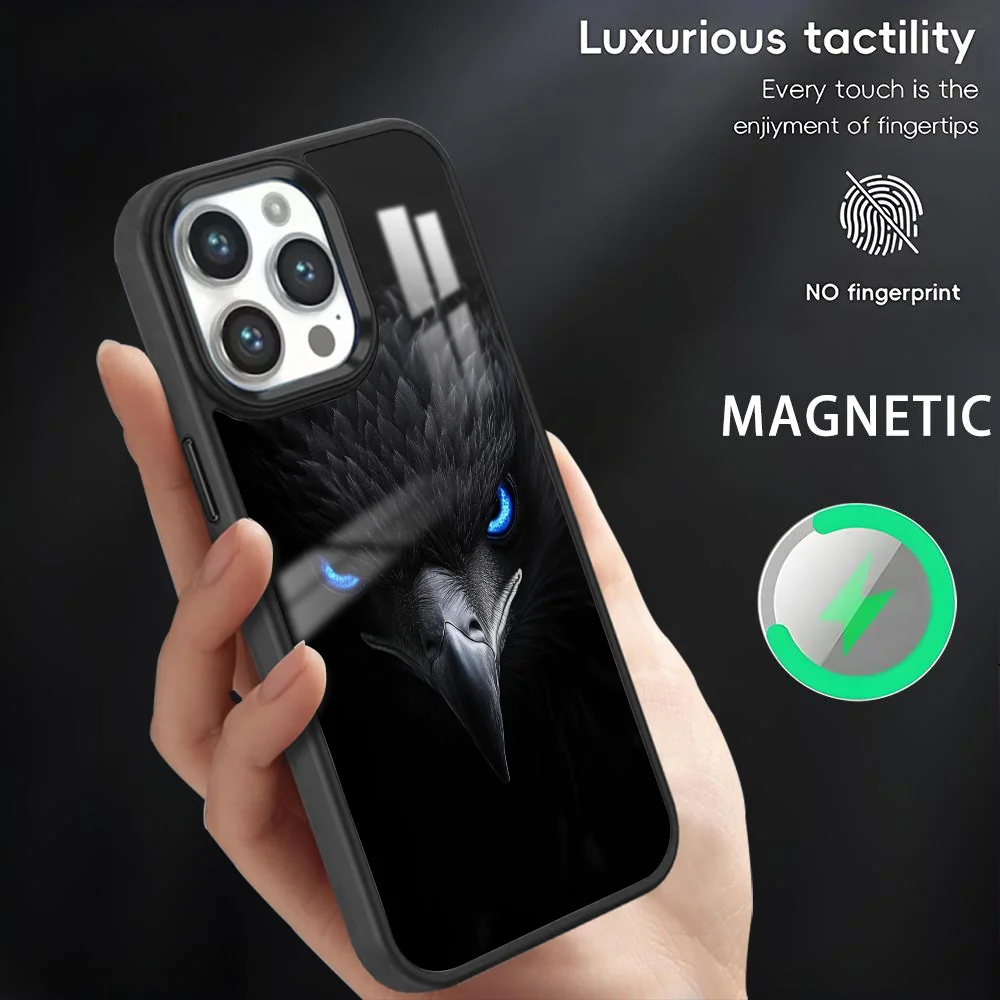 Birds COOL Eagle Phone Case For iPhone 16 15 14 13 12 11 Pro Max Plus Mini Magsafe Magnetic Wireless Charging PC Cover
Birds COOL Eagle Phone Case For iPhone 16 15 14 13 12 11 Pro Max Plus Mini Magsafe Magnetic Wireless Charging PC Cover