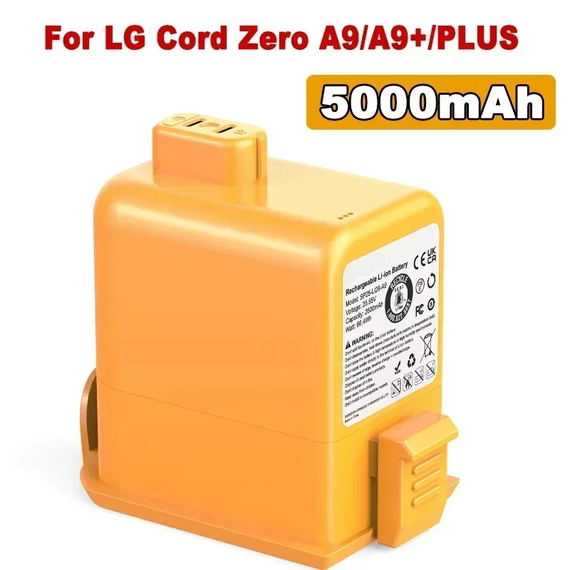New 2024 original Replacement Battery for LG Cord Zero A9,A9S,P9,A9K-CORE,A9MAX,A9T-Ultra,A9K-PRO,A9N,A9M,A9 Plus 25.55V 5000mAh
New 2024 original Replacement Battery for LG Cord Zero A9,A9S,P9,A9K-CORE,A9MAX,A9T-Ultra,A9K-PRO,A9N,A9M,A9 Plus 25.55V 5000mAh