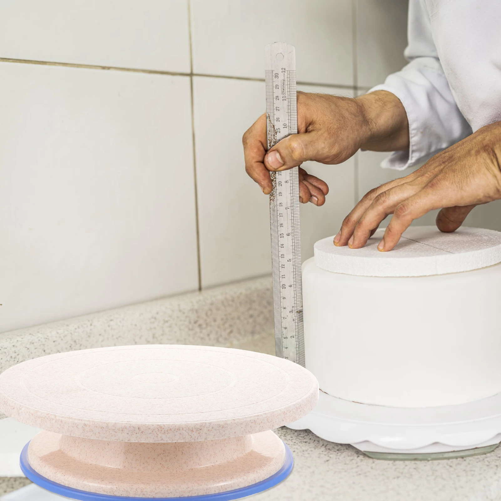 Baking Turntable Cake Decorating St Tools Plastic Revolving Dessert DIY Accessory Stable Base 360 Degree Rotation Reusable Easy
Baking Turntable Cake Decorating St Tools Plastic Revolving Dessert DIY Accessory Stable Base 360 Degree Rotation Reusable Easy