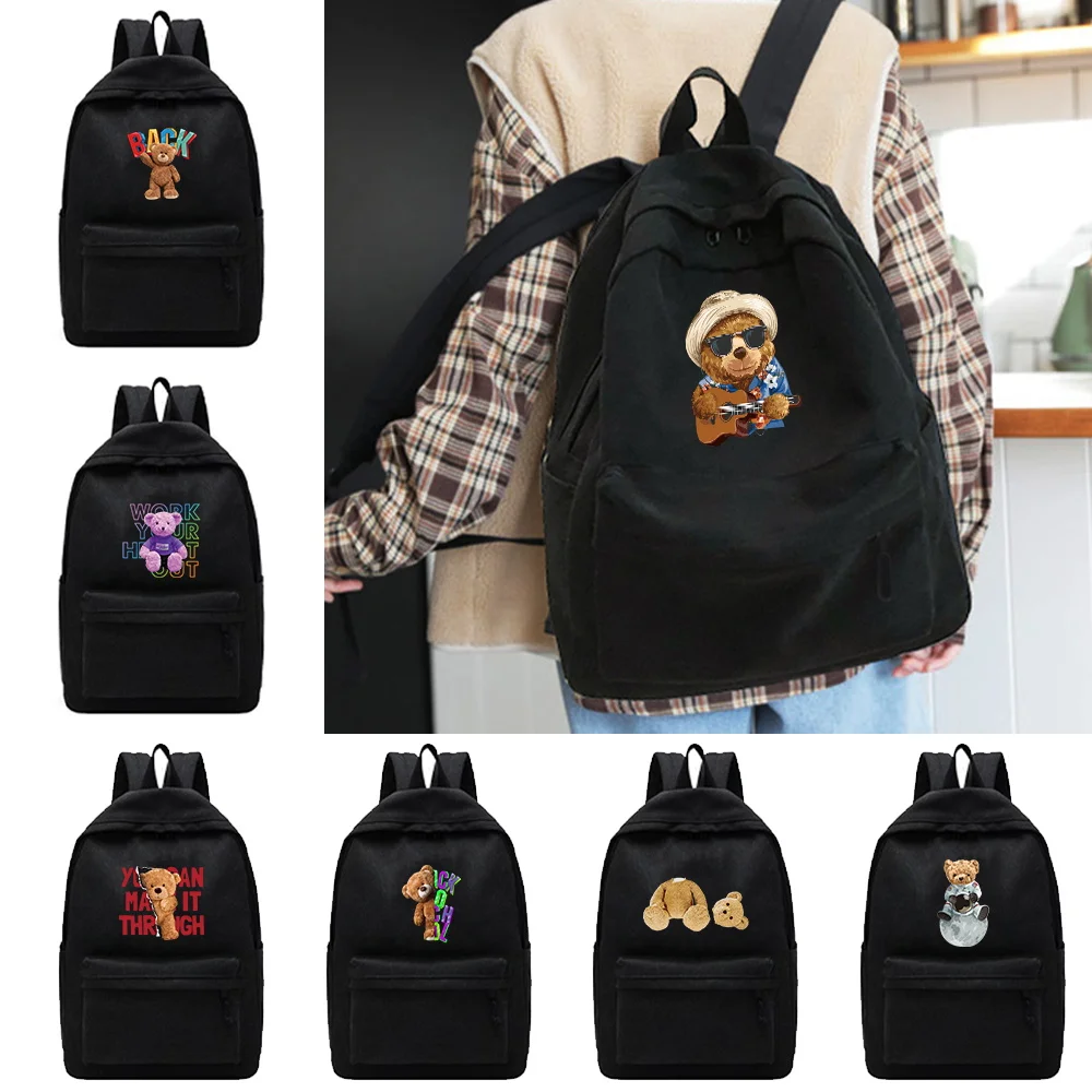 Unisex Shoulder Backpack Hiking Backpack Casual Outdoor Sport School Bag Cute Bear Printed Large Capacity Travel Laptop Rucksack
Unisex Shoulder Backpack Hiking Backpack Casual Outdoor Sport School Bag Cute Bear Printed Large Capacity Travel Laptop Rucksack