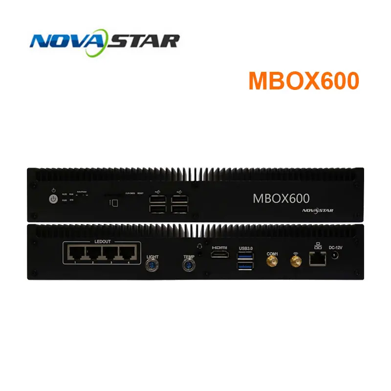 Novastar MBOX600 LED Display Independent Controller Integrates Industrial-grade PC and Sending Card for Outdoor Fix Display
Novastar MBOX600 LED Display Independent Controller Integrates Industrial-grade PC and Sending Card for Outdoor Fix Display