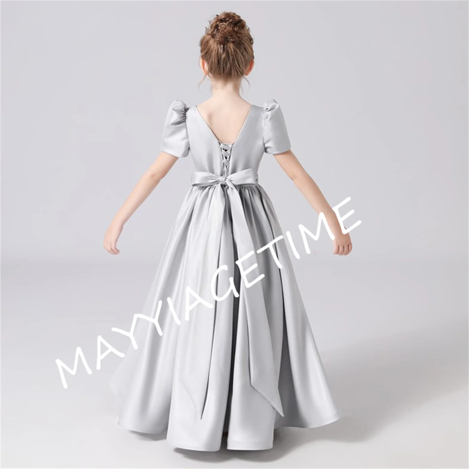 Burgundy Soft Satin Girls Christmas Dress Simple Short Sleeves Floor Length Junior Concert Pary Gown Birthday
Burgundy Soft Satin Girls Christmas Dress Simple Short Sleeves Floor Length Junior Concert Pary Gown Birthday