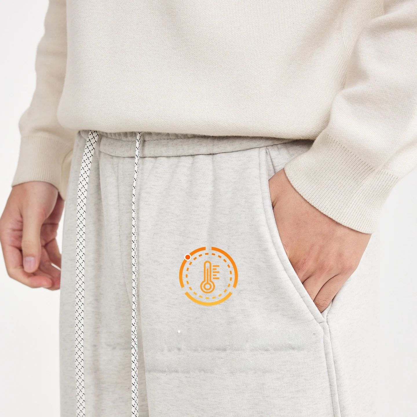 Thiened Fce Lined Casual Pants for Men with Elastic Waist Bend Knife Sle Winter New Arrival Straight Leg Loose Fit
Thiened Fce Lined Casual Pants for Men with Elastic Waist Bend Knife Sle Winter New Arrival Straight Leg Loose Fit