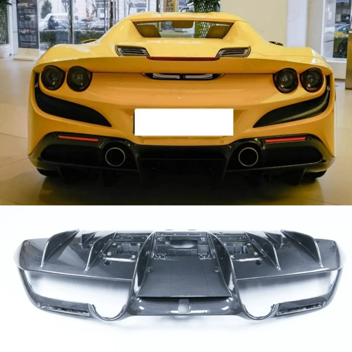 Задняя губа из углеродного волокна для Ferrari F8, модифицированная задняя лопата, спойлеры, объемный комплект кузова, автомобильные аксессуары
Задняя губа из углеродного волокна для Ferrari F8, модифицированная задняя лопата, спойлеры, объемный комплект кузова, автомобильные аксессуары