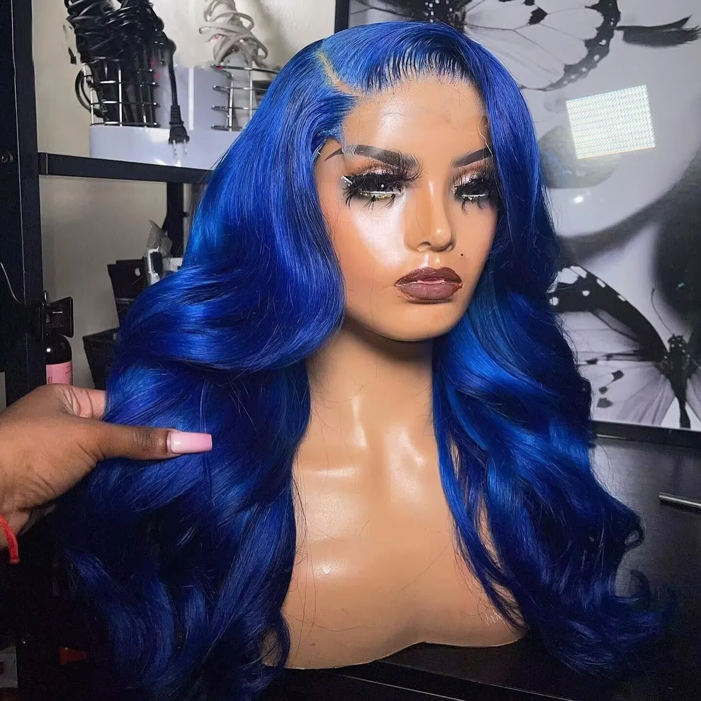 Body Wave Royal Blue 13x4 Human Hair HD Lace Frontal Wigs Transparent 13x6 Lace Front Wigs For Women Brazilian Pre Plucked Hair
Body Wave Royal Blue 13x4 Human Hair HD Lace Frontal Wigs Transparent 13x6 Lace Front Wigs For Women Brazilian Pre Plucked Hair