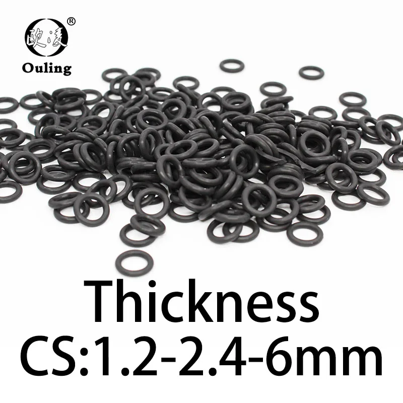 O-ring thickness 1.2/2.4/6mm CS NBR Nitrile sealing temperature resistant gasket rubber ring complete in specifications
O-ring thickness 1.2/2.4/6mm CS NBR Nitrile sealing temperature resistant gasket rubber ring complete in specifications