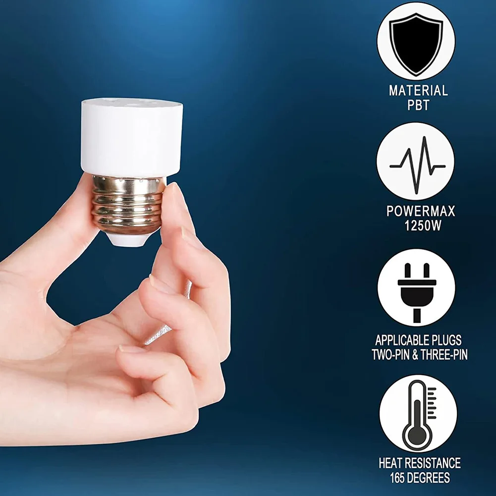 Light Bulb Socket Light Socket Lighting Parts Plug Converter 0-125V 2/3 Plug Brand New High Quality Convenient
Light Bulb Socket Light Socket Lighting Parts Plug Converter 0-125V 2/3 Plug Brand New High Quality Convenient