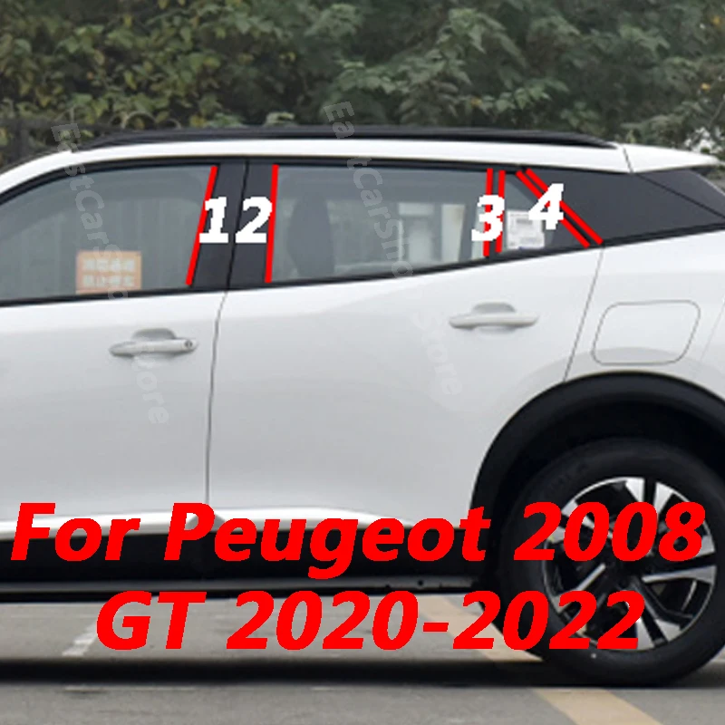 For Peugeot 2008 GT 2020 2021 2022 Car B C Pillar Middle Central Column PC Window Decoration Strip Sticker Cover Accessories
For Peugeot 2008 GT 2020 2021 2022 Car B C Pillar Middle Central Column PC Window Decoration Strip Sticker Cover Accessories