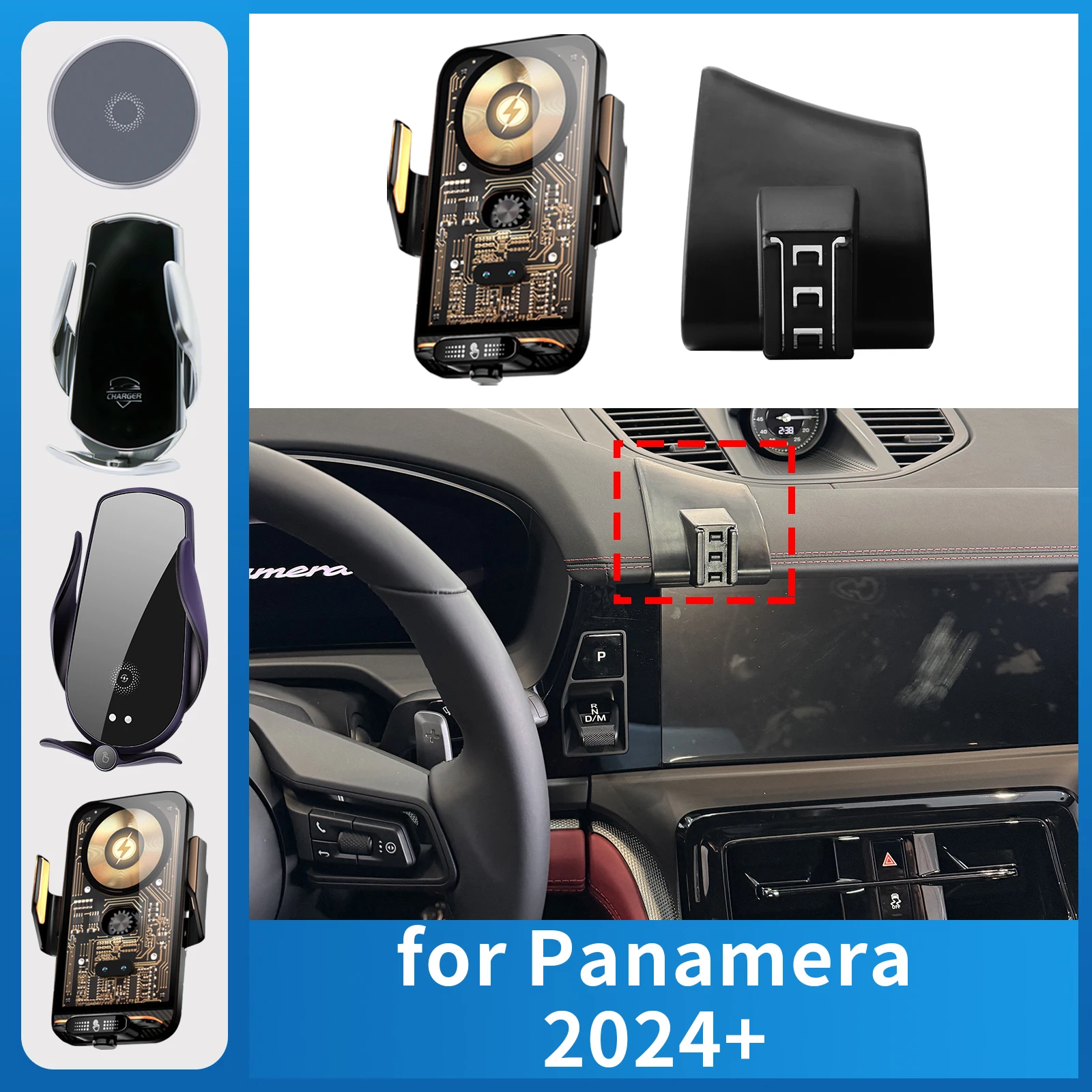 Car Mobile Phone Holder Fit for 2024 2025 Porsche Panamera Charging GPS Bracket Navigation Stand Auto Accessories
Car Mobile Phone Holder Fit for 2024 2025 Porsche Panamera Charging GPS Bracket Navigation Stand Auto Accessories
