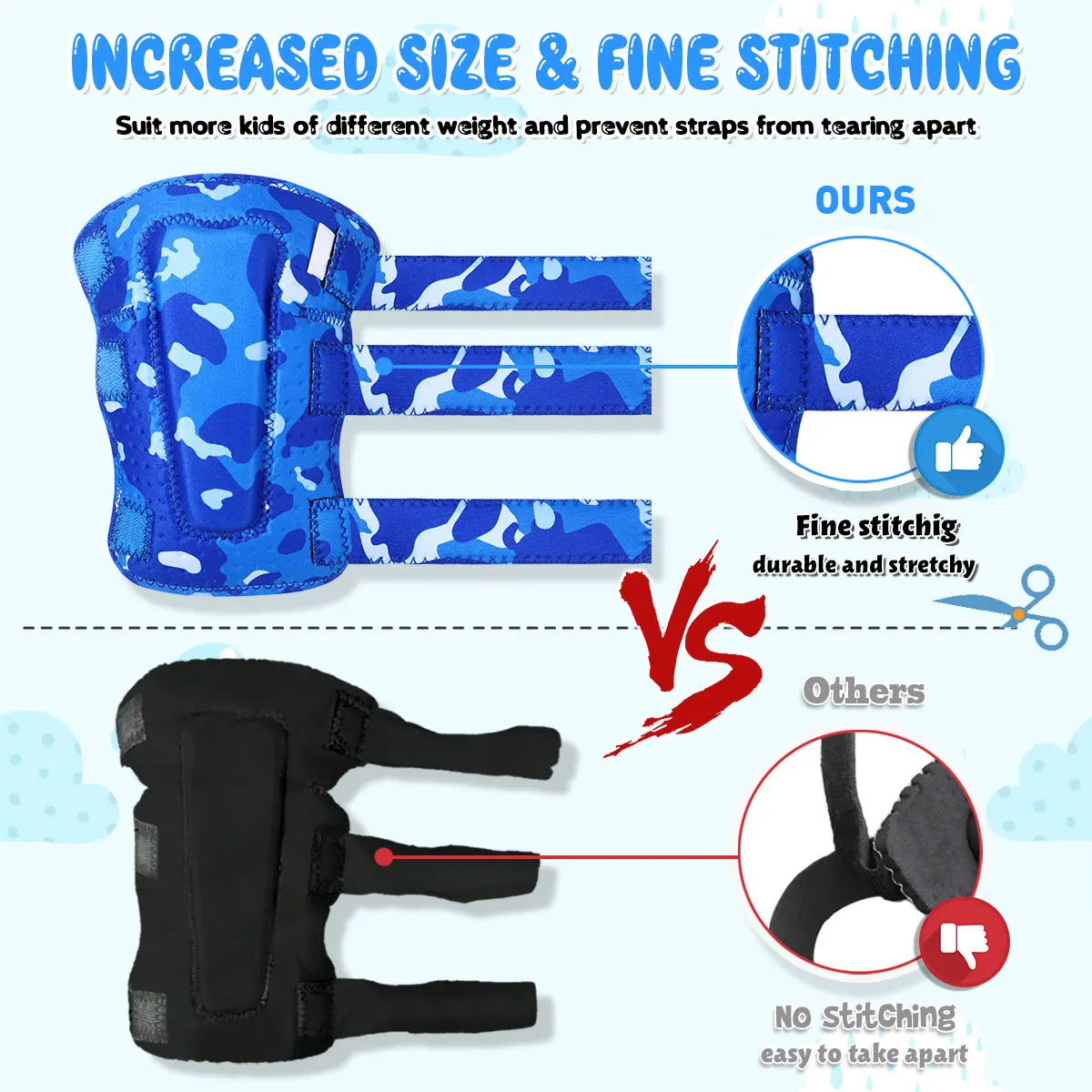 Children Protective Gear Set Kids Sports Cover Bike Knee Pads Elbow Gloves Durable Skateboarding Cycling Minibike Riding Safety
Children Protective Gear Set Kids Sports Cover Bike Knee Pads Elbow Gloves Durable Skateboarding Cycling Minibike Riding Safety