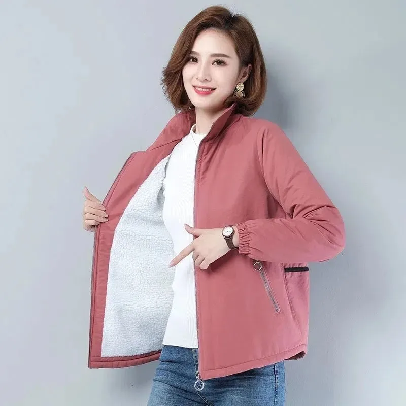 2025 New Add Fleece Thicken Cotton jacket Women's Short Jacket Autumn Winter Coat Korean Style Loose Warm Windbreaker Female
2025 New Add Fleece Thicken Cotton jacket Women's Short Jacket Autumn Winter Coat Korean Style Loose Warm Windbreaker Female