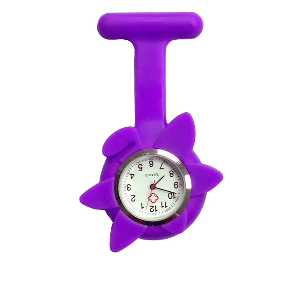 Silicone Nurse Watch Purple Sunflower Medical Hanging Pocket Doctor Nurse Practical Durable Decoration Hanging Watch
Silicone Nurse Watch Purple Sunflower Medical Hanging Pocket Doctor Nurse Practical Durable Decoration Hanging Watch