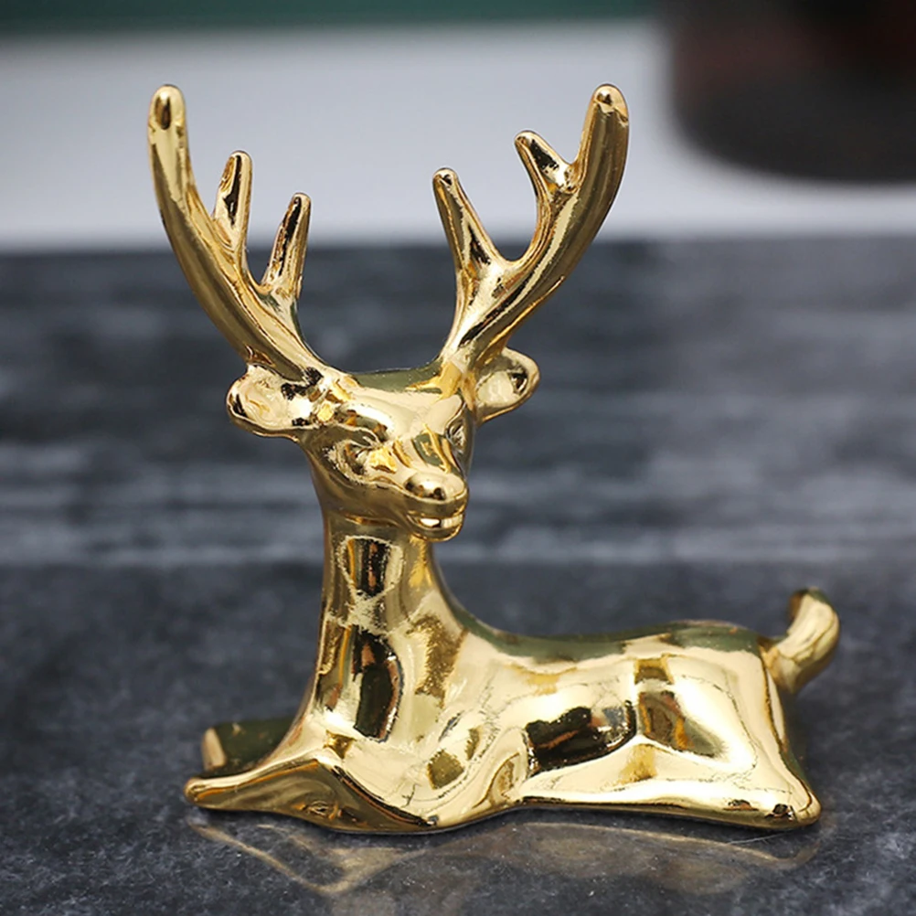 2pcs Elk Decoration Accessories Zinc Alloy Deer Figurines Miniature Tabletop Adornment DIY Party Gifts Ornament Household
2pcs Elk Decoration Accessories Zinc Alloy Deer Figurines Miniature Tabletop Adornment DIY Party Gifts Ornament Household