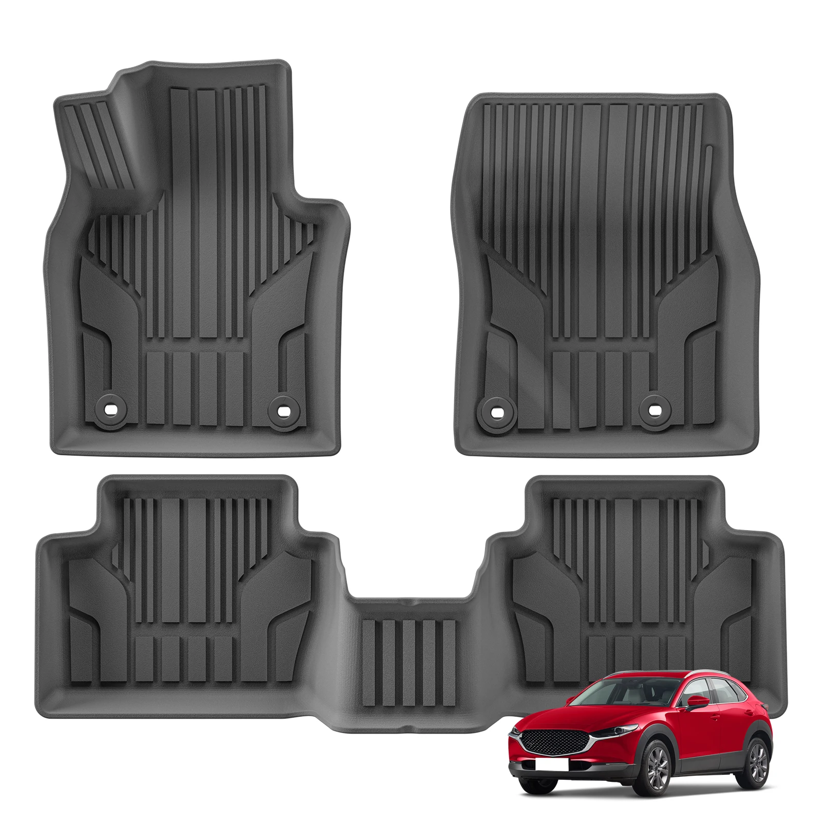 SMABEE для Mazda CX-30 2020-2024 2025 TPE 3D автомобильные коврики для багажника водонепроницаемая защитная подставка для ног с левым рулем
SMABEE для Mazda CX-30 2020-2024 2025 TPE 3D автомобильные коврики для багажника водонепроницаемая защитная подставка для ног с левым рулем