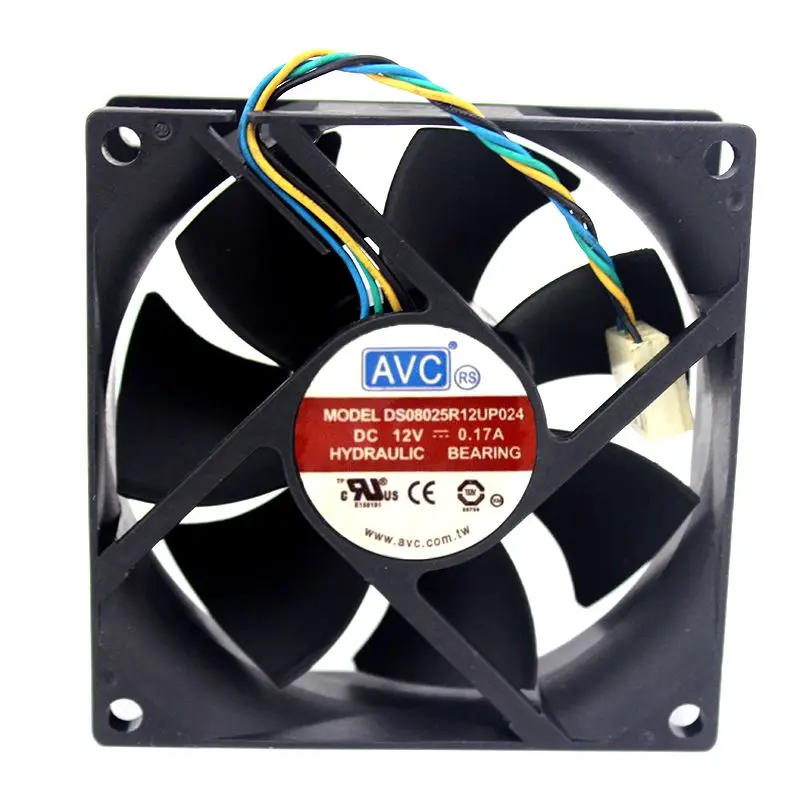 Оригинальный для AVC DS08025R12UP024 8025 12 В 0,17 А ШИМ-управление скоростью 4-линейный бесшумный вентилятор процессора
Оригинальный для AVC DS08025R12UP024 8025 12 В 0,17 А ШИМ-управление скоростью 4-линейный бесшумный вентилятор процессора