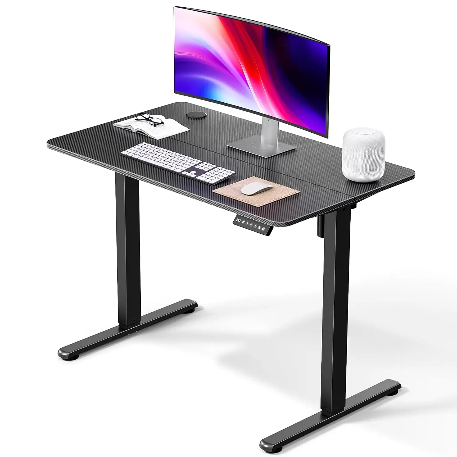Small Electric Standing Desk 40 x 24 Inches, Height Adjustable Sit Stand Computer Desk Home Office with Memory, Customized
Small Electric Standing Desk 40 x 24 Inches, Height Adjustable Sit Stand Computer Desk Home Office with Memory, Customized
