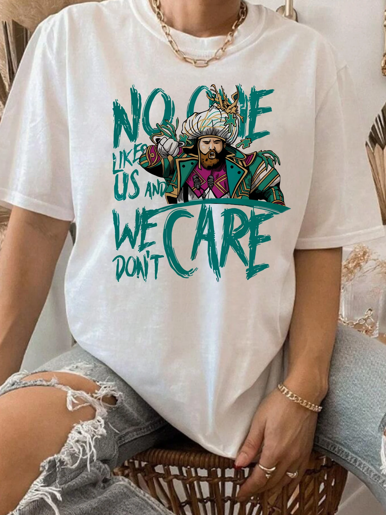 Large size round neck women T-shirt short sleeve wild printed T-shirt elastic soft half sleeve T-shirt
Large size round neck women T-shirt short sleeve wild printed T-shirt elastic soft half sleeve T-shirt