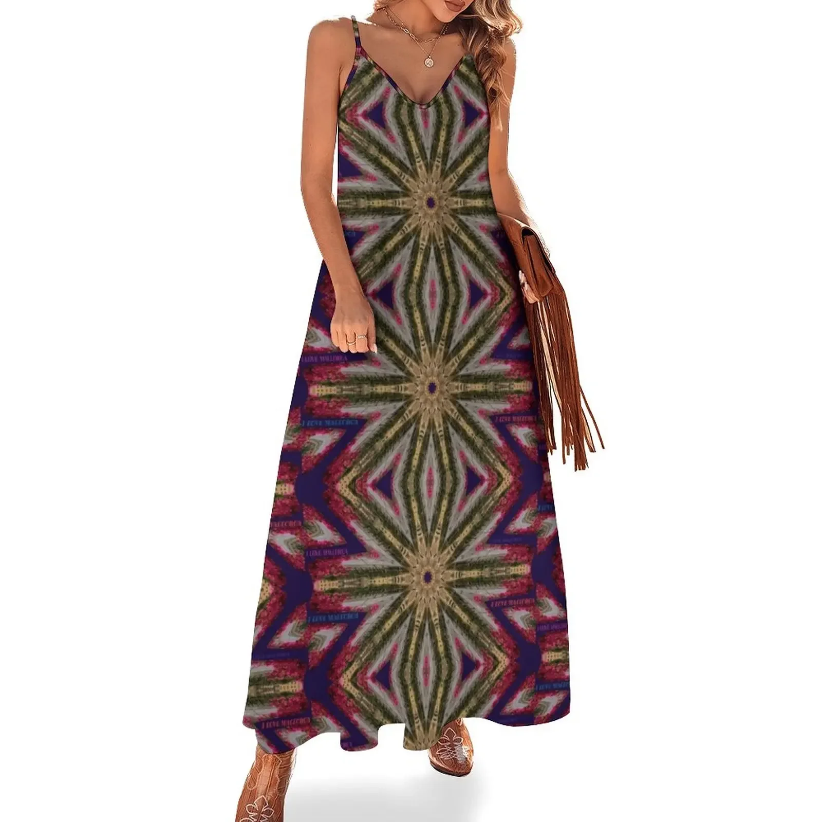 I LOVE MALLORCA, Patterns Kaleidoscope Sleeveless Dress Evening gown summer women's dress 2025
I LOVE MALLORCA, Patterns Kaleidoscope Sleeveless Dress Evening gown summer women's dress 2025