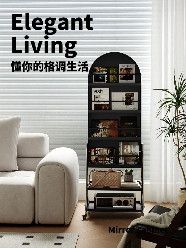 Movable Mirror Magazine Floor Shelf Living Room Home Storage Shelf Bookcase Display Fitting Full Body
Movable Mirror Magazine Floor Shelf Living Room Home Storage Shelf Bookcase Display Fitting Full Body