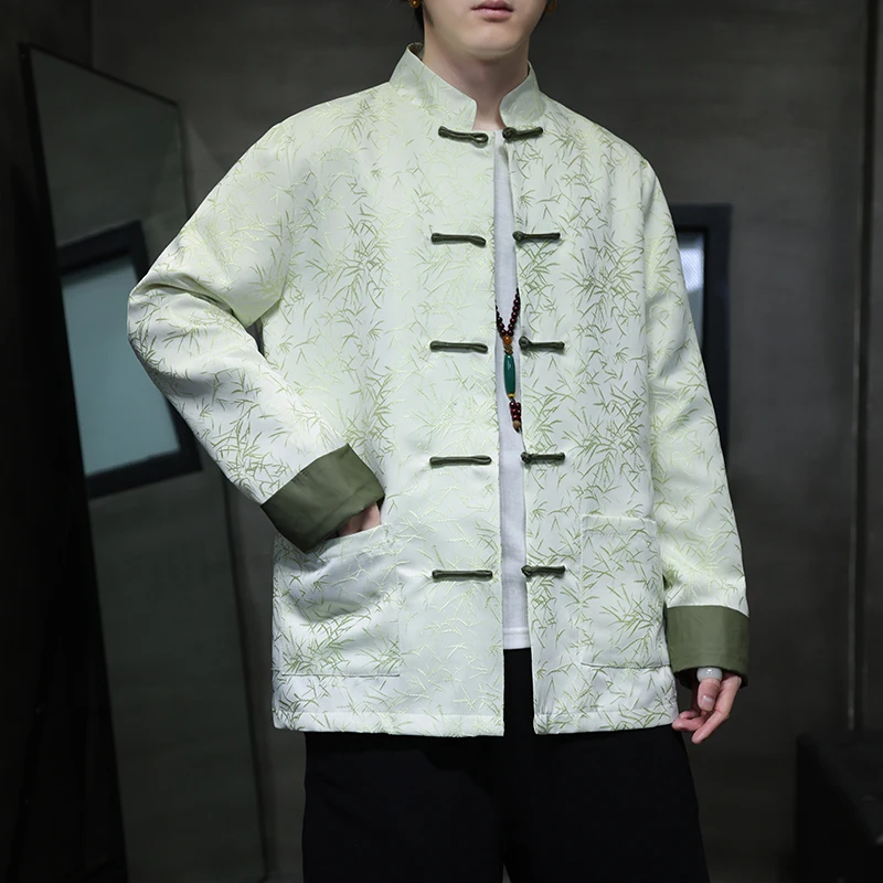 Новое мужское пальто в китайском стиле Long Sve Jaet 202, осень-зима, пальто Hanfu с вышивкой на пуговицах большого размера
Новое мужское пальто в китайском стиле Long Sve Jaet 202, осень-зима, пальто Hanfu с вышивкой на пуговицах большого размера
