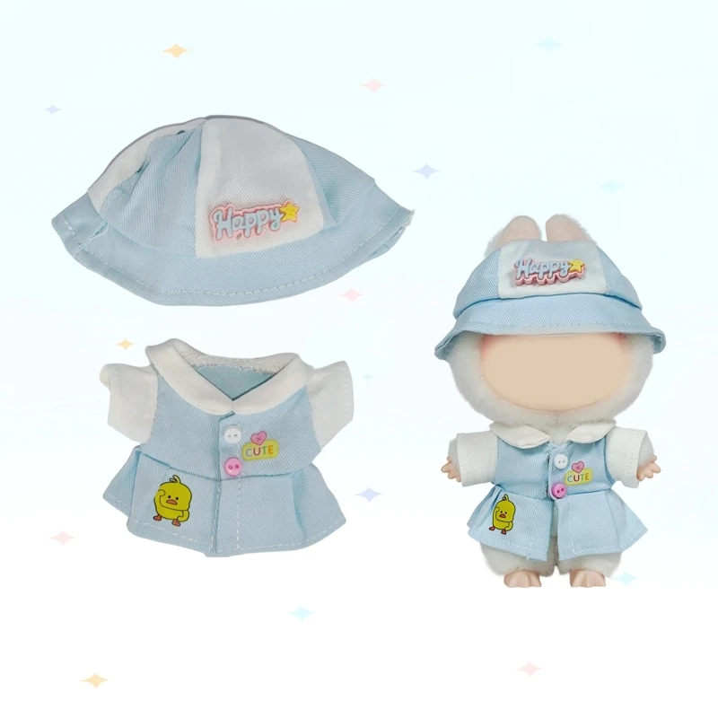 17cm Mini Plush Doll'S Clothes Outfit Accessories For Korea Kpop Exo Labubu Idol Flower shirt leather jacket skirt Clothing Gift
17cm Mini Plush Doll'S Clothes Outfit Accessories For Korea Kpop Exo Labubu Idol Flower shirt leather jacket skirt Clothing Gift