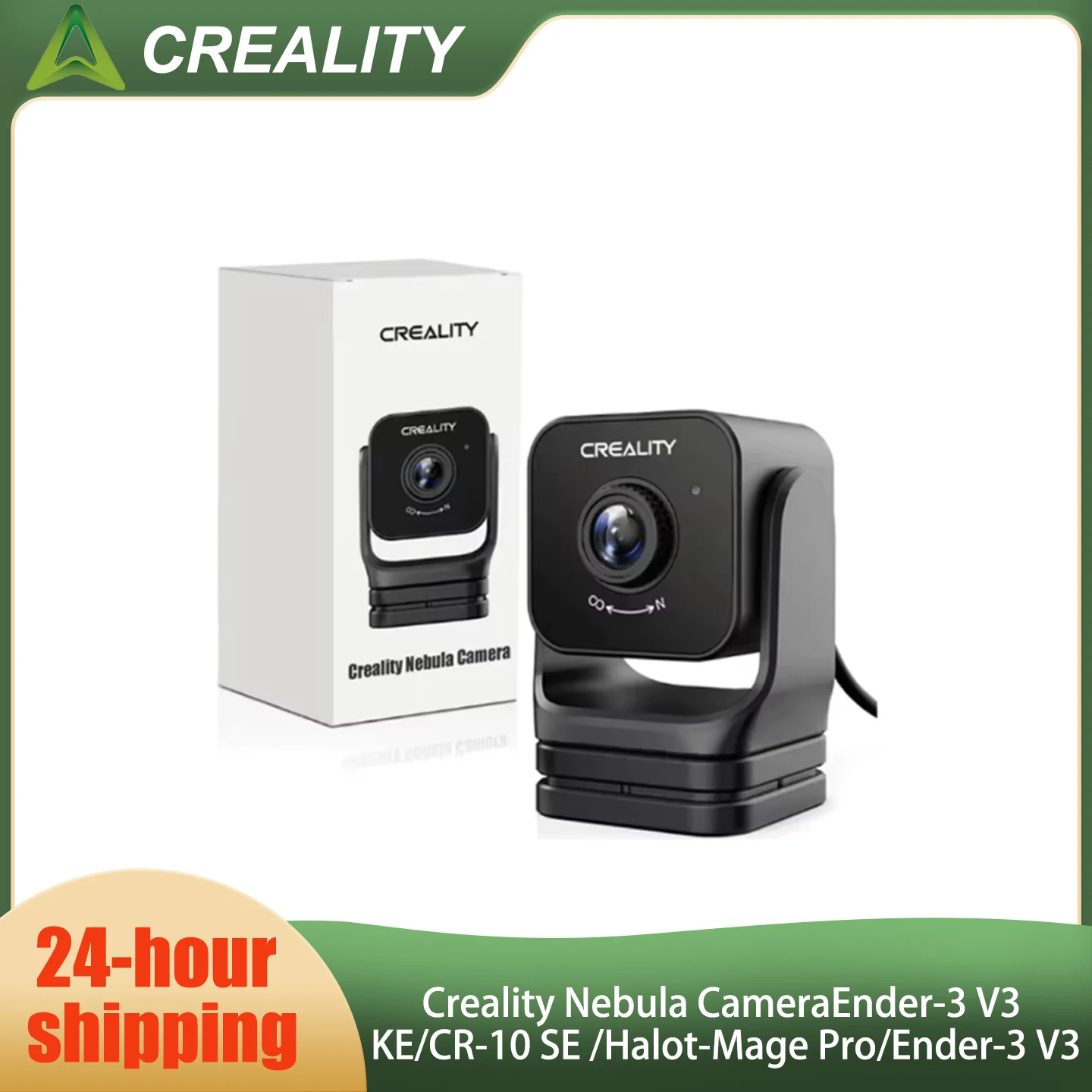Камера Creality для Ender 5 MAX / Ender 3 V3 KE Nebula, USB-камера высокого разрешения с функцией таймлапс-съемки и ночного видения
Камера Creality для Ender 5 MAX / Ender 3 V3 KE Nebula, USB-камера высокого разрешения с функцией таймлапс-съемки и ночного видения