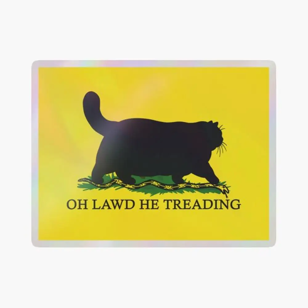 Oh Lawd He Treading Holographic Sticker for Laptop Decor Bedroom Car Cute Cartoon Art Fashionable Public Suitcase
Oh Lawd He Treading Holographic Sticker for Laptop Decor Bedroom Car Cute Cartoon Art Fashionable Public Suitcase