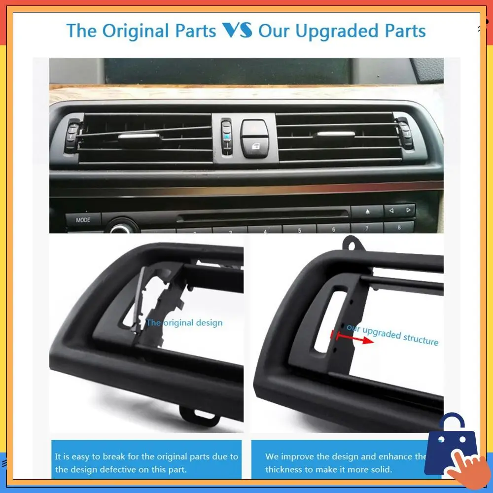 Upgraded Dashboard Central Air Conditioner Vent Grille Complete Assembly For BMW 5 Series F10 F11 F18
Upgraded Dashboard Central Air Conditioner Vent Grille Complete Assembly For BMW 5 Series F10 F11 F18