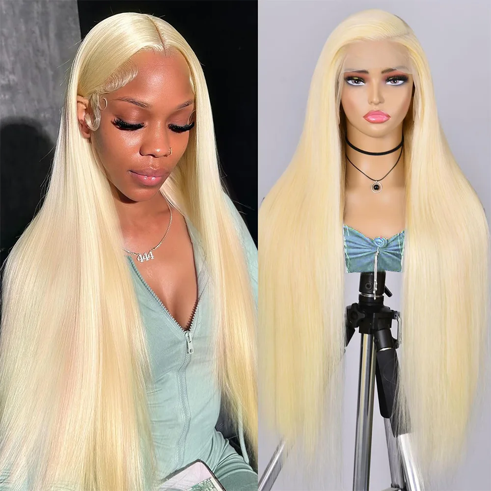 220% Density Blonde #613 Lace Frontal Wigs Bone Straight 13X4 Transparent Lace Frontal Wigs 13X6 HD Lace Human Hair Closure Wigs
220% Density Blonde #613 Lace Frontal Wigs Bone Straight 13X4 Transparent Lace Frontal Wigs 13X6 HD Lace Human Hair Closure Wigs
