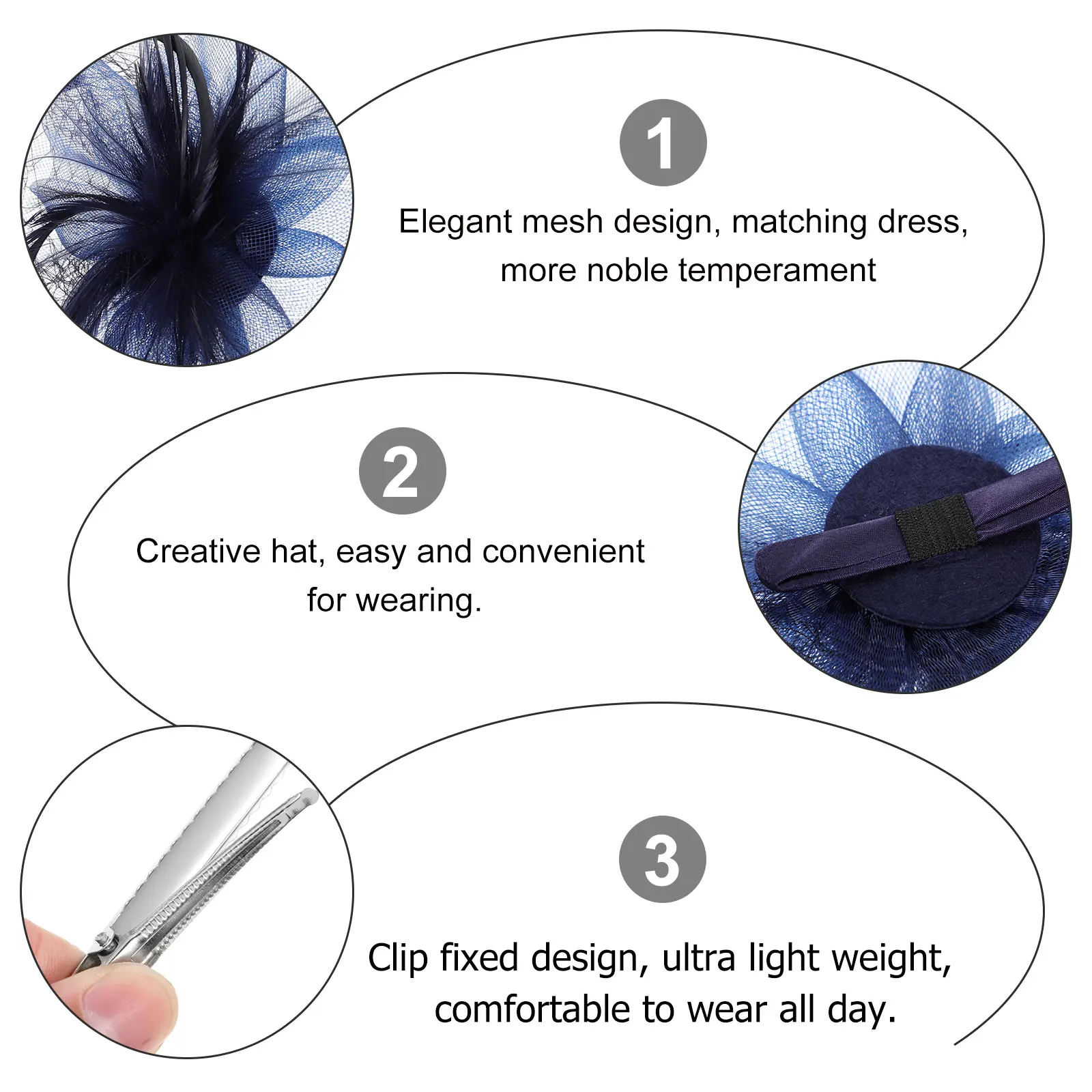 Elegant Mesh Headdress Fashion Hair Accessories Lightweight Women Hats Net Yarn Headdress Headwear Banquet Party Wedding
Elegant Mesh Headdress Fashion Hair Accessories Lightweight Women Hats Net Yarn Headdress Headwear Banquet Party Wedding